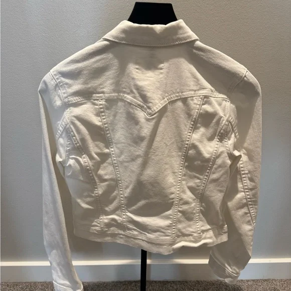 Jessica Simpson White Denim Jacket - Picture 2 of 6